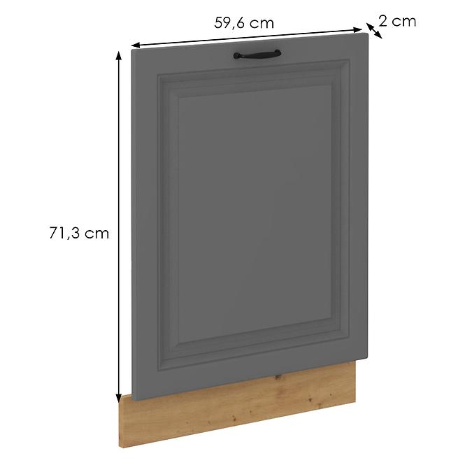 Türen für Einbauspülmaschine Küchenschrank Stilo dustgrey/artisan 713x596