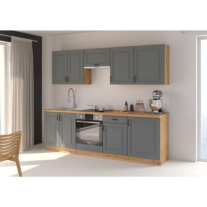 Türen für Einbauspülmaschine Küchenschrank Stilo dustgrey/artisan 570x596