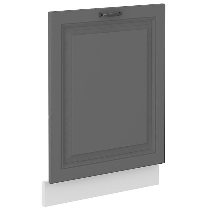 Türen für Einbauspülmaschine Küchenschrank Stilo dustgrey/weiß 713x596