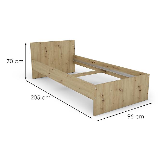 Bett Alan 90X200 artisan