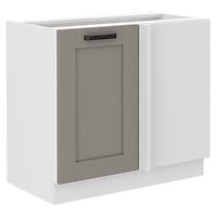 Küchenschrank Luna claygrey/weiß 105 ND 1F BB