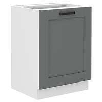 Küchenschrank Luna dustgrey/weiß 60D 1F BB