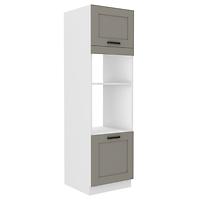 Küchenschrank Luna claygrey/weiß 60DMP-210 2F