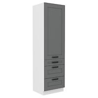 Küchenschrank Luna dustgrey/weiß 60DKS-210 3S 1F