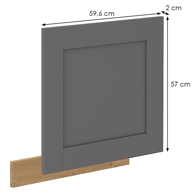 Türen für Einbauspülmaschine Luna dustgrey/artisan 570x596