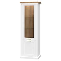 Vitrine Tara V2SV white/pacific walnut