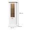 Vitrine Tara V2SV white/pacific walnut,2