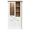 Vitrine Tara V3K1F white/pacific walnut