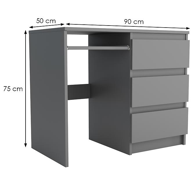 Schreibtisch Leo II graphit