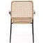 Stuhl K457 Rattan/Metall Natural/Schwarz,5