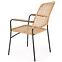 Stuhl K457 Rattan/Metall Natural/Schwarz,6