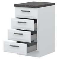 Küchenschrank Evia r-45-4mbox/4 4s pearl grey Matt