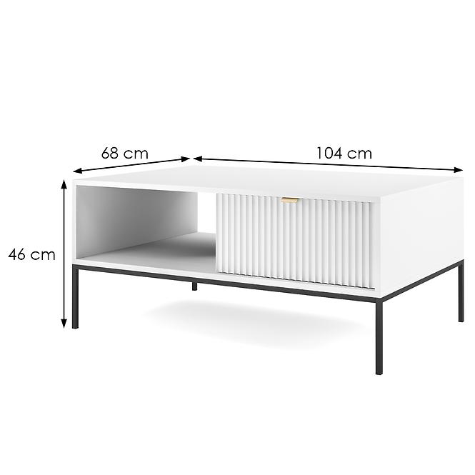 Couchtisch Nova L104 Weiß