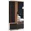 Garderobe Loft craft Gold/schwarz/Polsterung,2