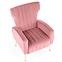 Sessel Vario rosa/gold,4