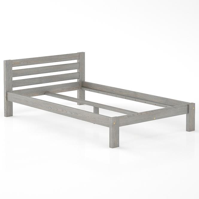 Bett kiefernholz LK105–120x200 grey