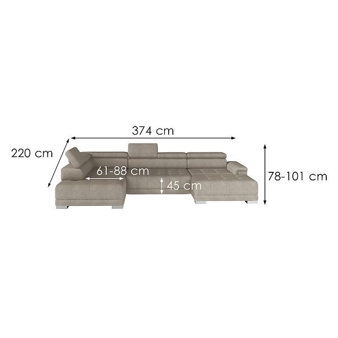 Ecksofa Campo XL Lewy Crown 2