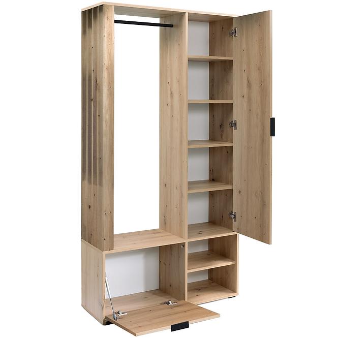 Garderobe Milo Eiche Artisan