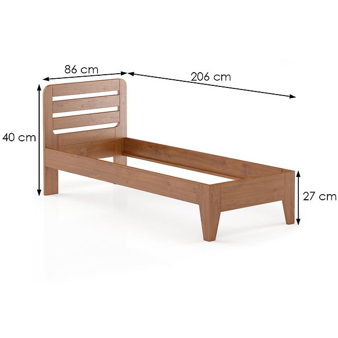 Bett Buche Lk189–80x200 cherry