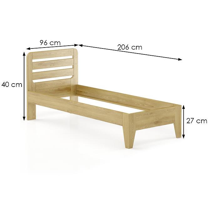 Bett Buche Lk189–90x200 rustikal