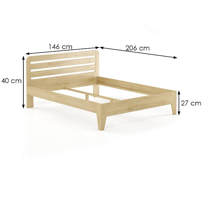 Bett Buche Lk189–140x200 natürliche