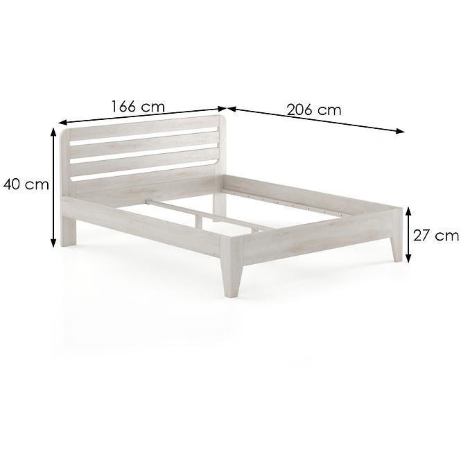 Bett Buche Lk189–160x200 grey