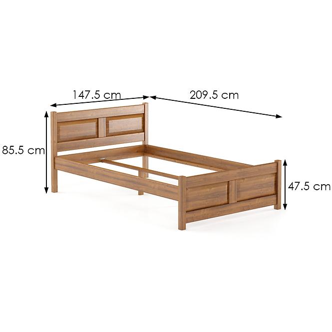 Bett Buche Lk109–140x200 Cognac