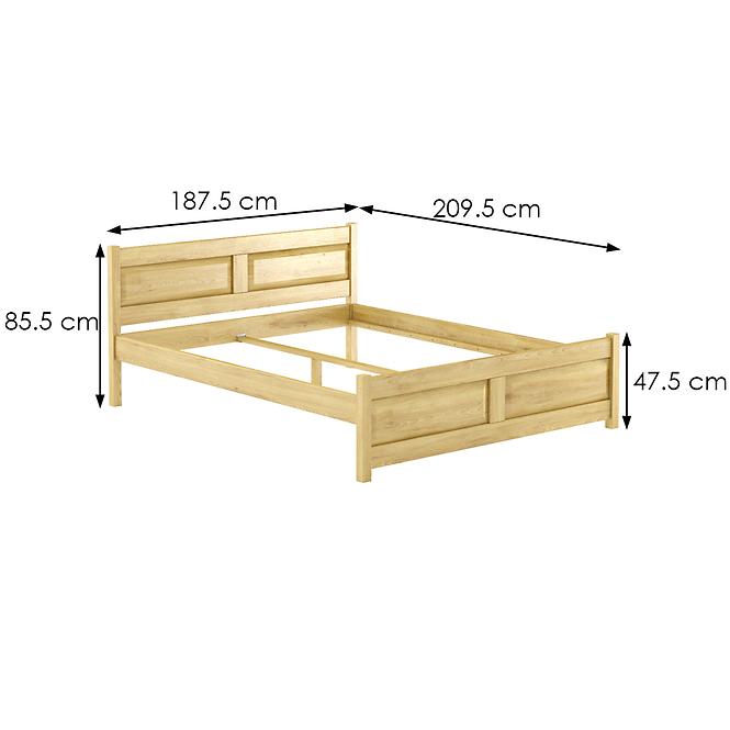 Bett Buche Lk109–180x200 rustikal