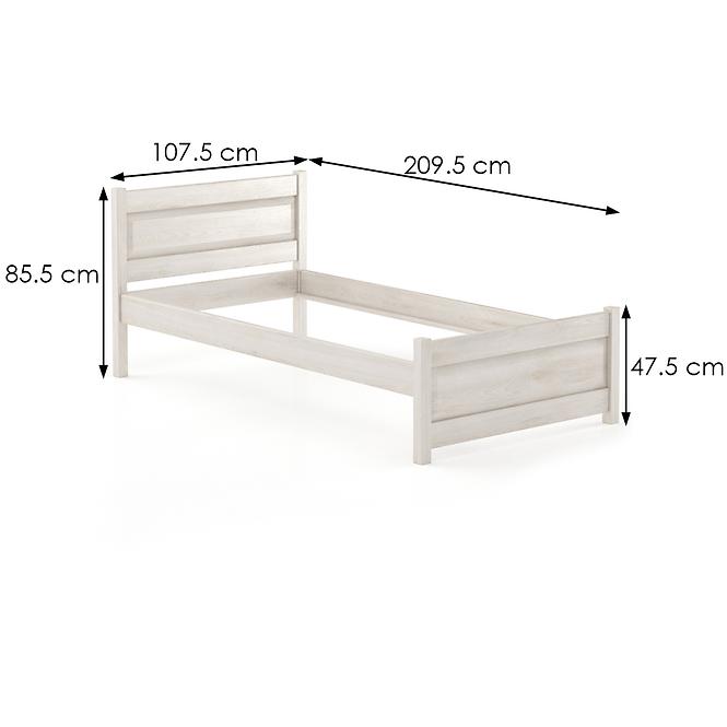 Bett Buche Lk120–100x200 gebleicht