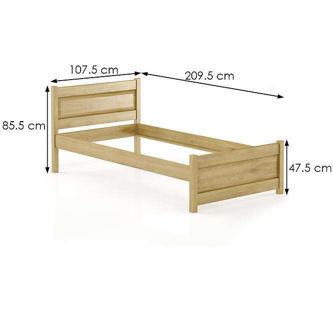 Bett Buche Lk120–100x200 rustikal