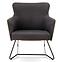 Sessel Chillout Aschgrau/eiche/schwarz