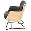 Sessel Chillout Aschgrau/eiche/schwarz,3