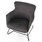 Sessel Chillout Aschgrau/eiche/schwarz,6