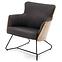 Sessel Chillout Aschgrau/Nuss/schwarz,2