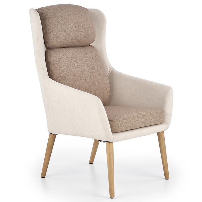 Sessel Purio beige-braun