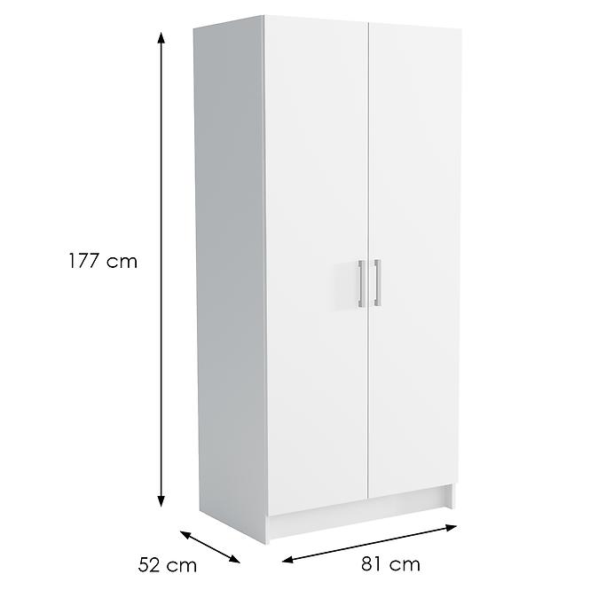 Schrank Piano 2 Weiß