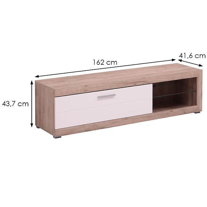 Schrank Rtv Remo Grau Eiche/Weiß11008810