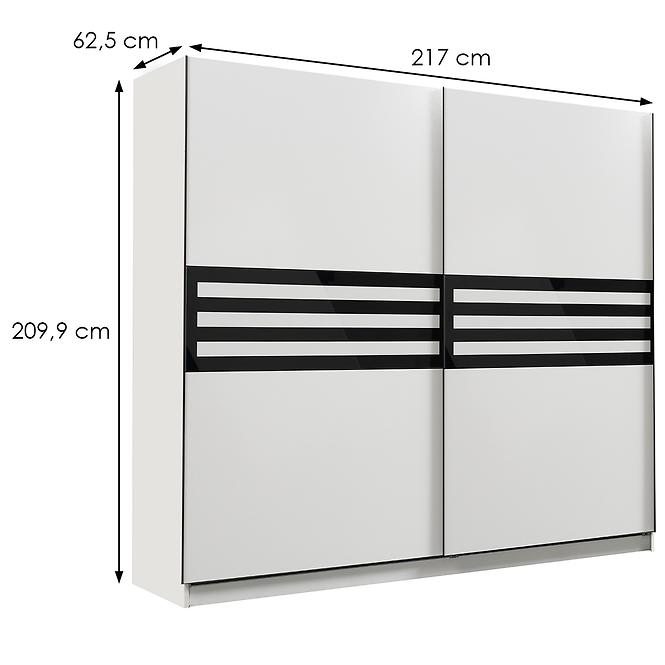 Schrank Galicja 220 Weiß 11008320