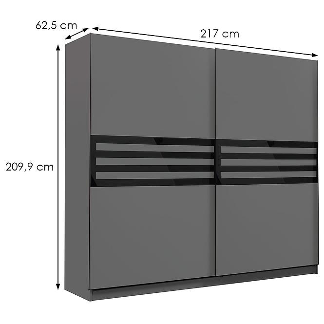 Schrank Galicja 220 Grafit 11008321