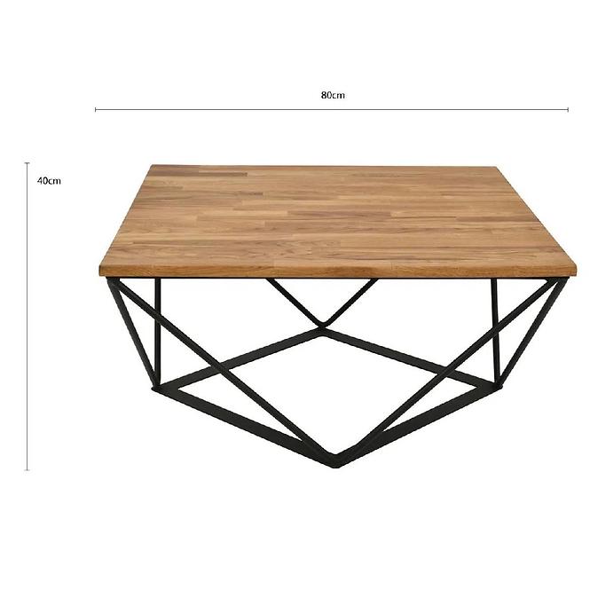 Couchtisch Webb 80X80X40 Eiche 638836