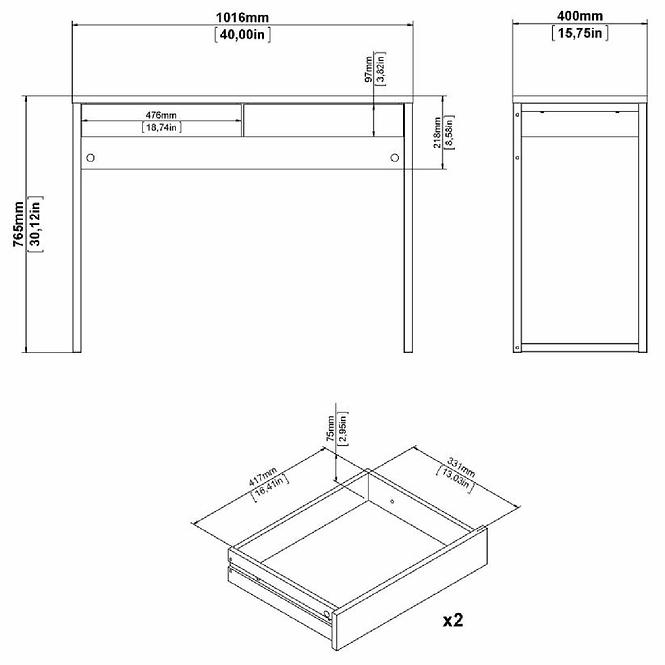 Schreibtisch Function Plus