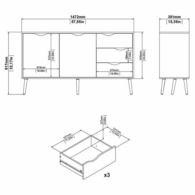 Couchtisch Delta 147