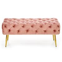 Hocker Athena rosa/gold