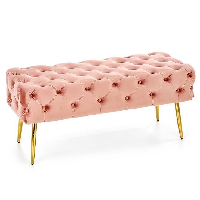 Hocker Athena rosa/gold