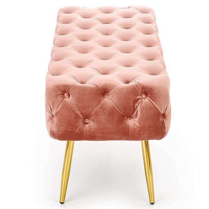 Hocker Athena rosa/gold