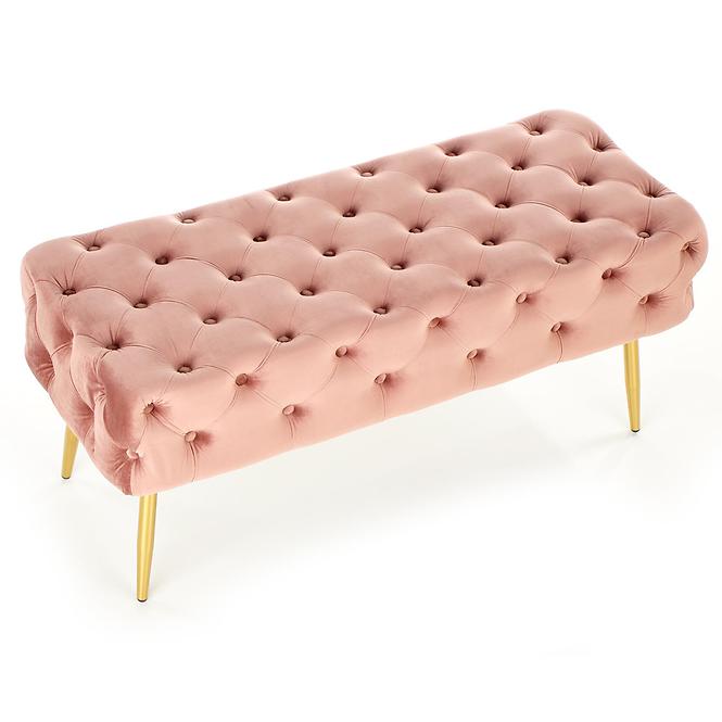 Hocker Athena rosa/gold