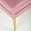 Hocker Velva rosa/gold,6