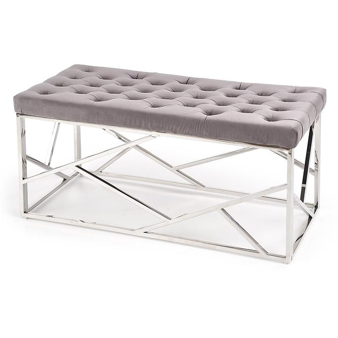 Hocker Milagro aschgrau/silber