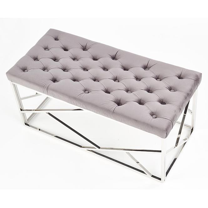 Hocker Milagro aschgrau/silber