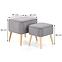 Hocker 2 St. Pula aschgrau,2